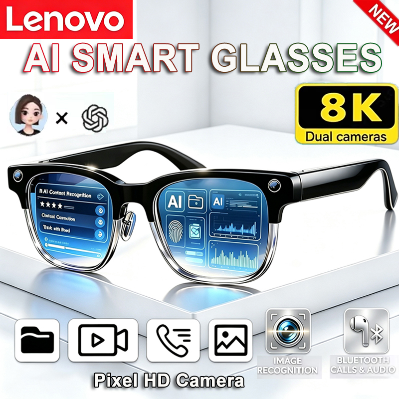 Lenovo 8K HD AI Akıllı Gözlük  - Smart Glasses Lens incelemesi ve fiyatı