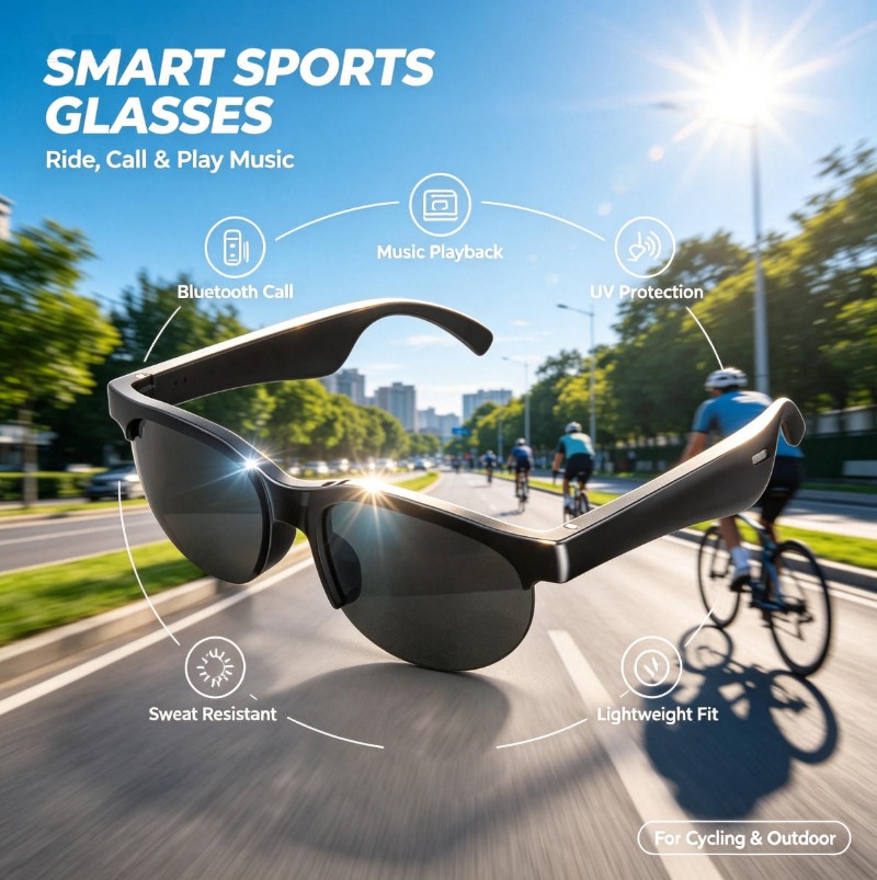 Akıllı Gözlük Bluetooth Çağrı  - Smart Glasses Lens incelemesi ve fiyatı