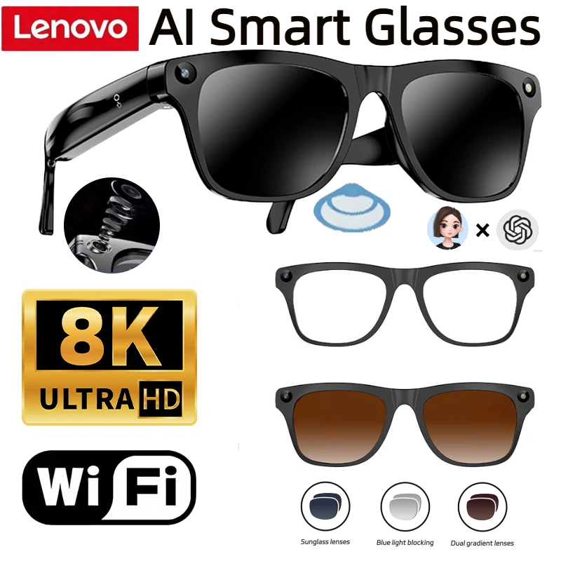 Lenovo 32G Bellek 800W 4K Kame - Smart Glasses Lens incelemesi ve fiyatı